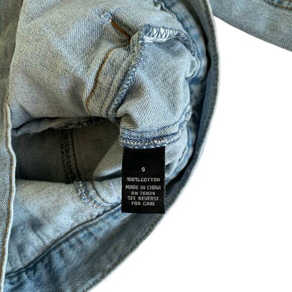 Via Penny Lane Reworked Apparel | Pink Floyd Custom Distressed Denim Jacket - Picture 6 of 10